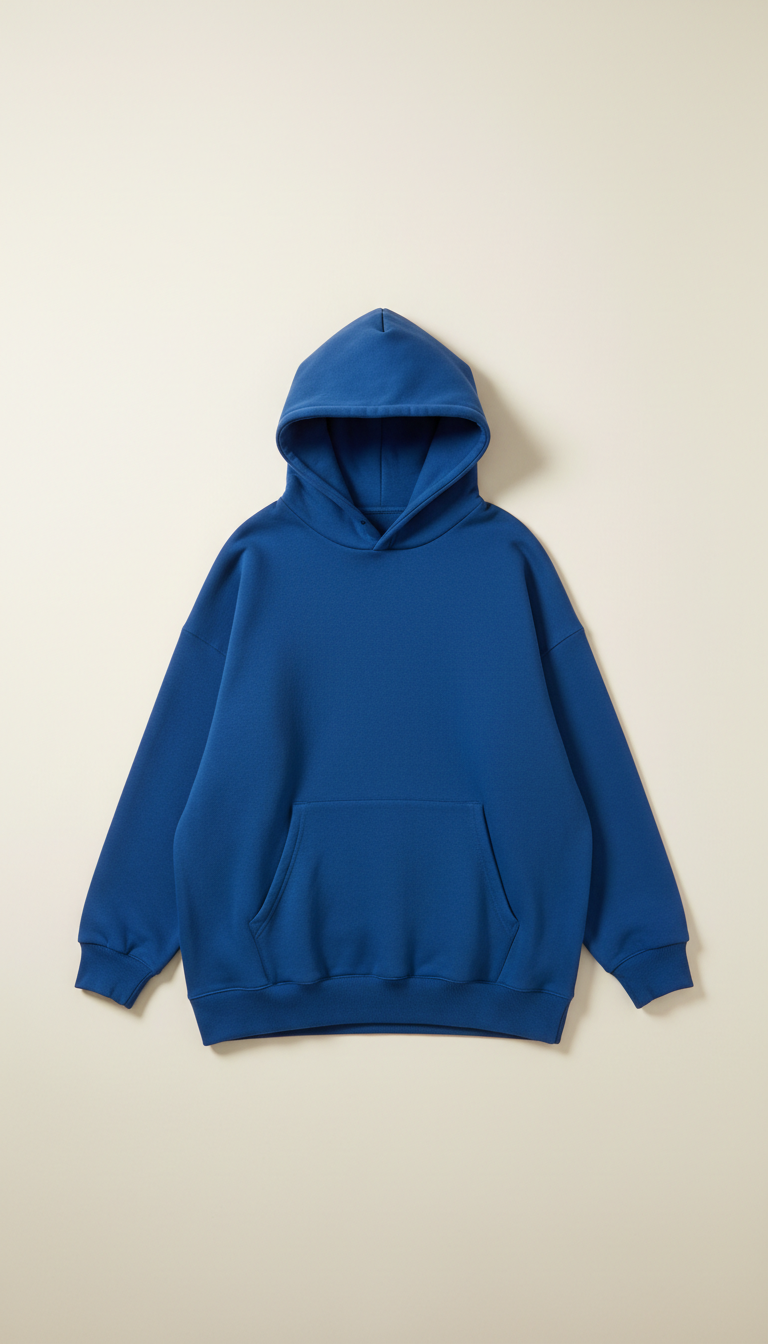 Urban Blue Oversized Hoodie